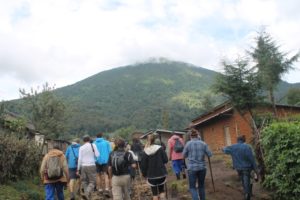 Hiking Mount Bisoke Volcano